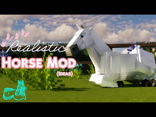 REALISTIC HORSE MOD IDEAS MINECRAFT | Pinehaven