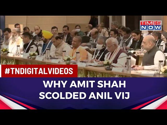 'Stop Your Speech': When Amit Shah Publically Snubbed Haryana’s Anil Vij