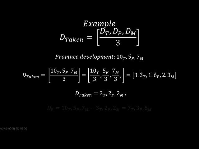 How to calculate concentrate development in 1.31 Leviathan