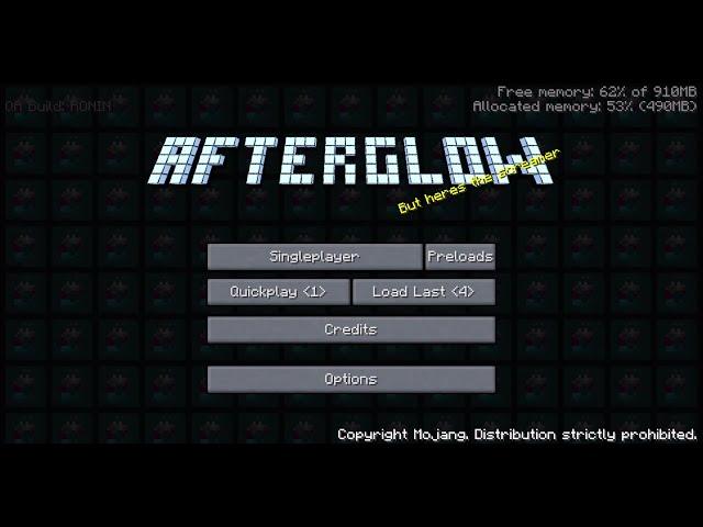 Minecraft Alpha 1.0.16.05_13 Lilypad - Afterglow - Video 01