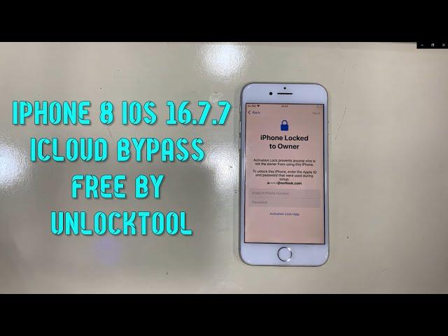 Bypass iCloud Activation Lock on iPhone 8 with iOS 16.7.7 for Free