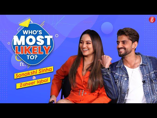 Sonakshi Sinha & Zaheer Iqbal reveal Who's Most Likely To lie being in a relationship | Blockbuster