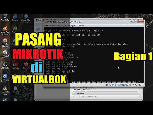 Mudah Pasang Mikrotik di Virtualbox