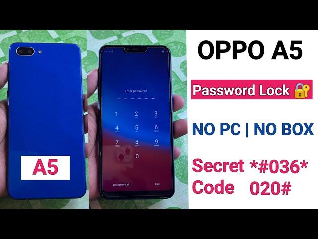 OPPO A5 Hard Reset || Oppo A5 Password Unlock || Without Pc 2023 || Oppo A5 Ka Lock Kaise Tode