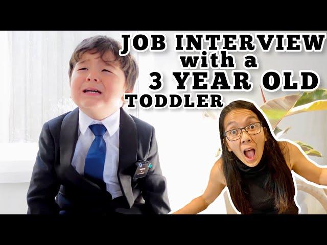 This 3 year old kid has the funniest answers for a job interview!!! It will make you laugh so hard!!