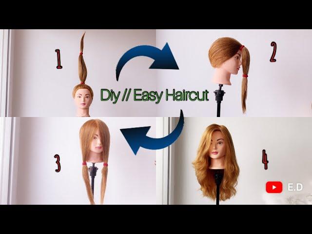 Long Layer Face Framing At Home // Shag // DIY // Tutorial // Tips (professional Hairdresser)
