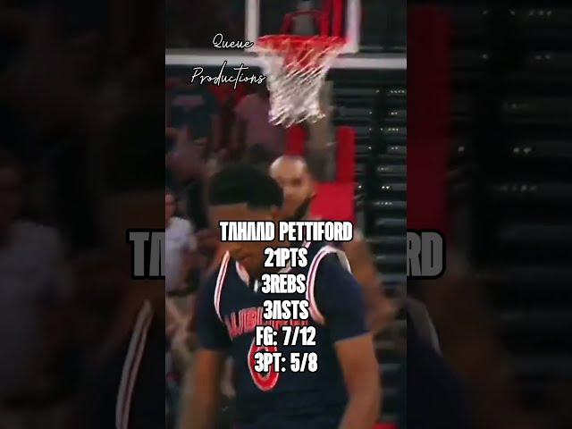 TAHAAD PETTIFORD IS NOT A REGULAR FRESHMAN !