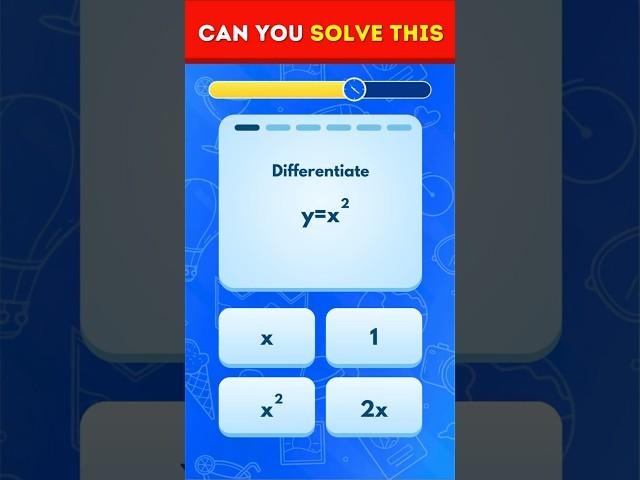 EXTREME Math Quiz CHALLENGE - 1 Minute to Master Integration and Differentiation!