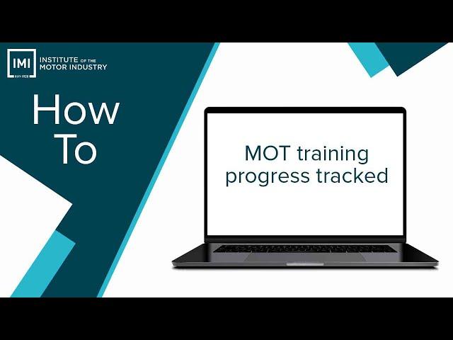 How is my MOT training progress tracked