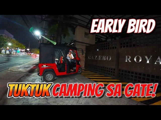 TUKTUK CAMPING IN THE GATE | Early Bird Mission in Shih Fa 2024 Christmas Party