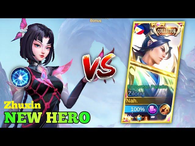 ZHUXIN VS ZILONG| NEW HERO RELEASED!!!