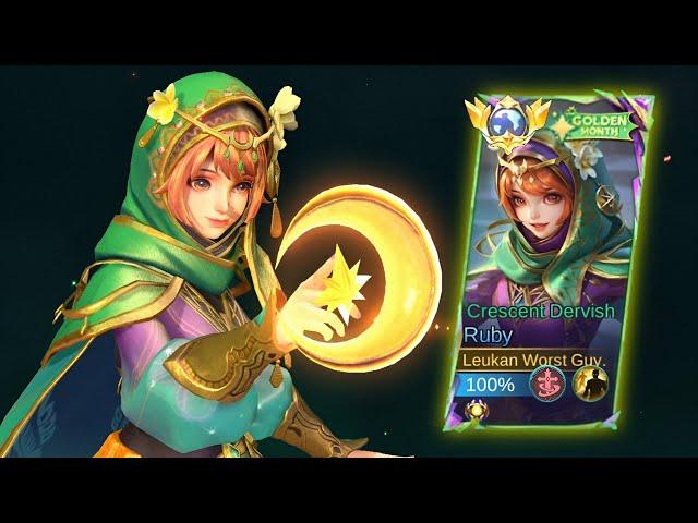 RUBY NEW GOLDEN MONTH SKIN "CRESCENT DERVISH" IS FINALLY HERE!!BEST RUBY BUILD AND ROTATION 2025