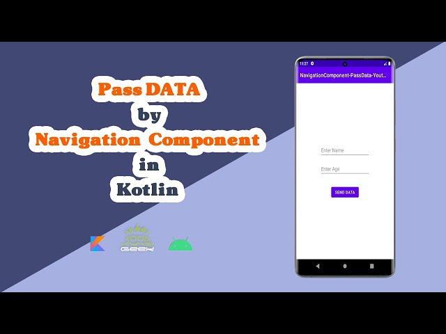 Pass data between destinations by Navigation Component