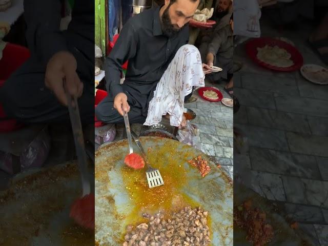 Peshawari Tawa Fry Kaleji | Cow Liver | Street Food Peshawar #food