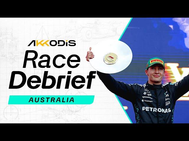 Kimi Antonelli's First F1 Race | 2025 Australian GP F1 Akkodis Race Debrief