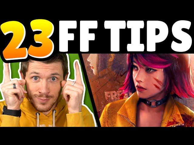 23 Tips I WISH I Knew in Free Fire!