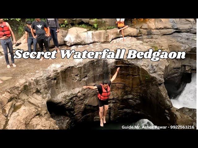 Secret Waterfall Bedgaon | Must Visit In Monsoon | Cliff Jumping   Travfoodie