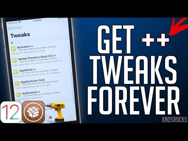 NEW! Get ++ Apps/Tweaks FREE iOS 12 - 12.4 / 11 Jailbreak NO REVOKE / COMPUTER iPhone iPad iPod