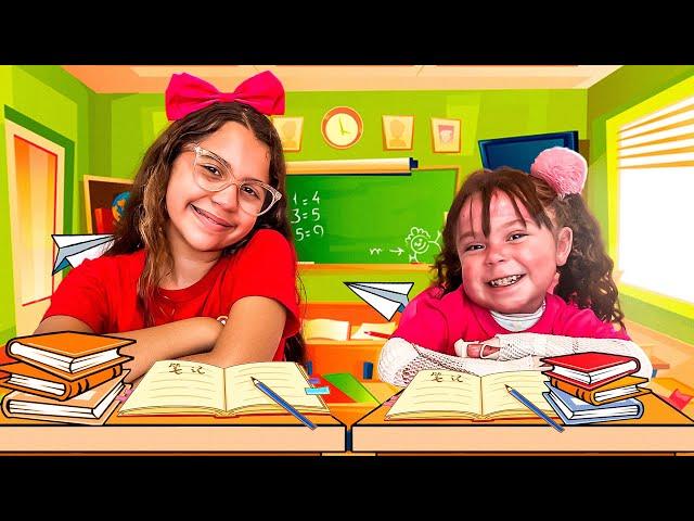 Sarah e Eloah ensinam como ser mais inteligente na escola - Sarah de Araújo