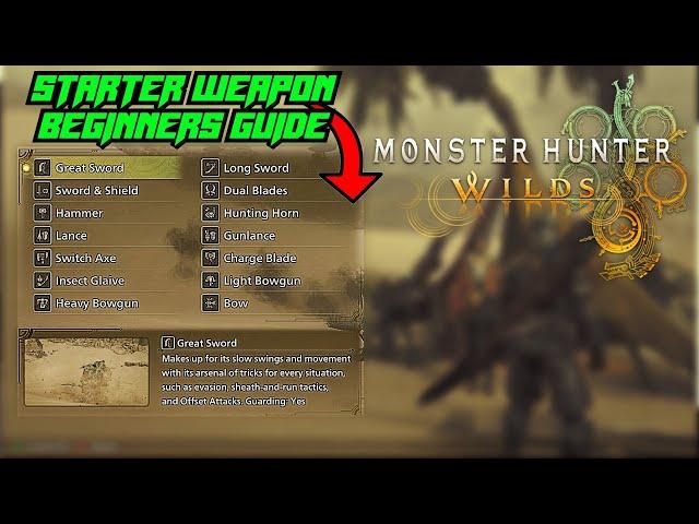 WHICH MONSTER HUNTER WILDS WEAPON SHOULD YOU USE?