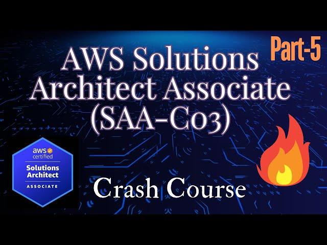 Full Crash Course | SAA-C03 AWS Solutions Architect | Databases Part-5