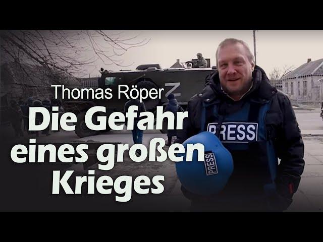 Die Gefahr eines großen Krieges beherrscht die russischen Nachrichten | Von Thomas Röper