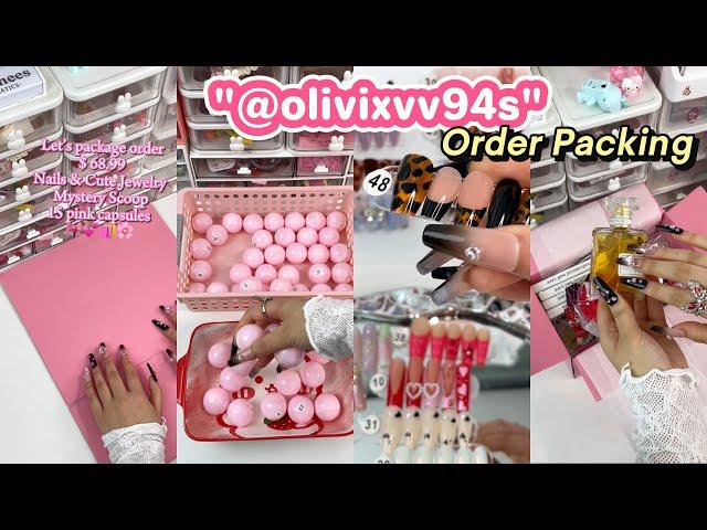 Small Business Order packaging| ASMRLet’s packaging together|Nails & Jewelry