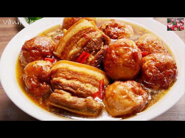 THỊT KHO TRỨNG CHIÊN / THỊT KHO TÀU Miền Trung - Cách Kho Thịt Kho Trứng Món ăn ngày Tết Vanh Khuyen