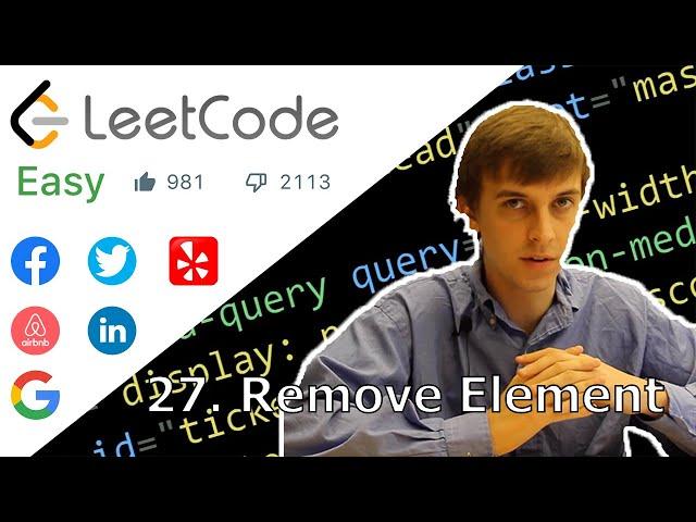 LeetCode Remove Element Solution Explained - Java