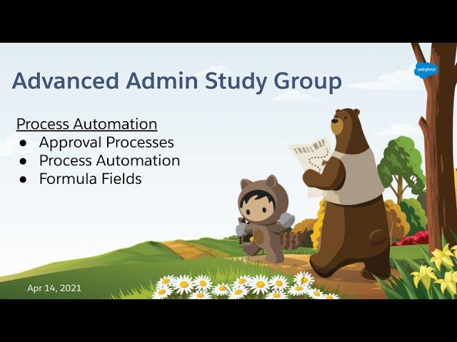 Salesforce Advanced Admin Study Group - Process Automation