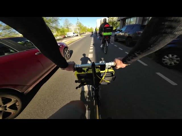 A day in May Part I - with the Brompton to Berlin (West)  4K