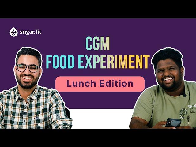 CGM Food Experiment | Meal Sequencing | Lunch Edition ️| @besugarfit