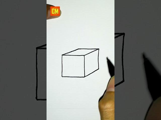 How to draw a Box #shorts