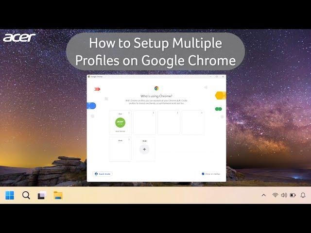 How to Setup Multiple Profiles on Google Chrome