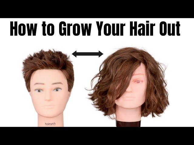 How to Grow out your Hair into a Longer Wavy Hairstyle - TheSalonGuy