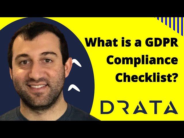 What is a GDPR Compliance Checklist?