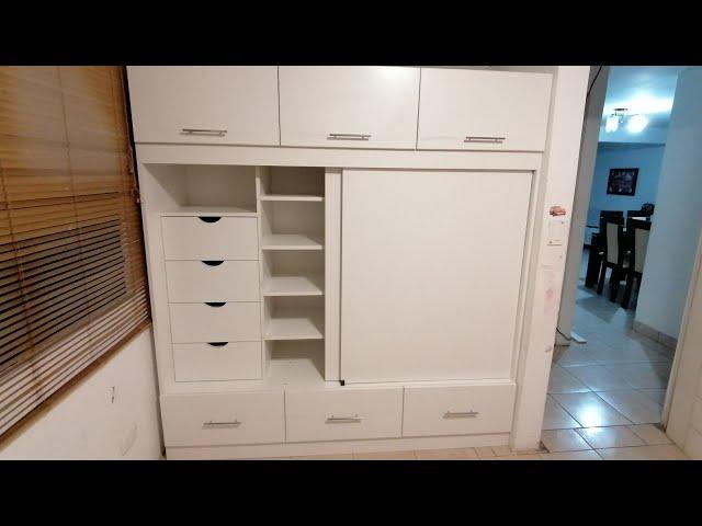 Closet con puertas corredizas