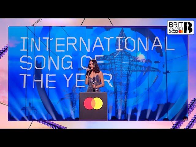 Olivia Rodrigo wins International Song of the Year | The BRIT Awards 2022