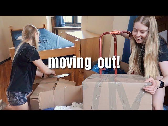 [college move out 2022!] packing & moving out of yale vlog