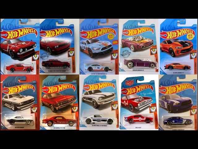 All Complete Hot Wheels 2019 Muscle Mania Series