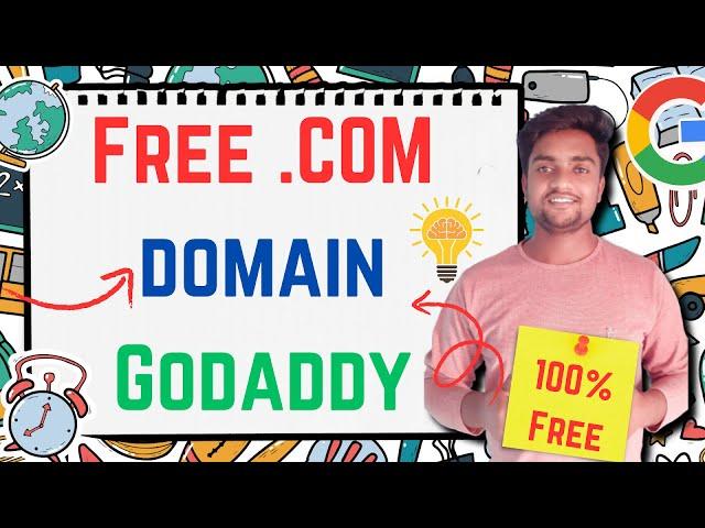 How to Get Free .COM Domain For 1 Year From Godaddy For Free | .COM Domain Free From Godaddy 2024