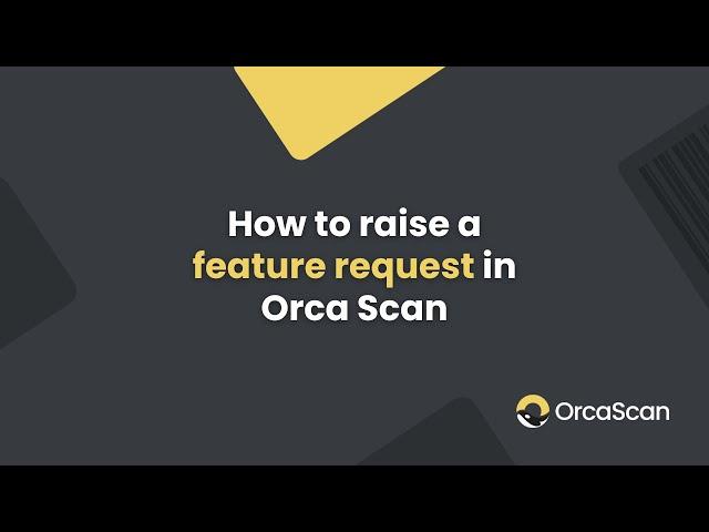 How to raise a feature request