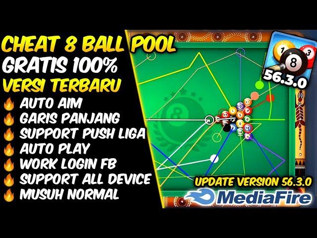 GRATIS‼️CHEAT 8 BALL POOL TERBARU 2025  UPDATE AIM TOOL GARIS PANJANG OTOMATIS 3 LINE NO BANNED