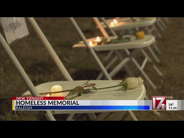 Wake County memorial for those lost to homelessness