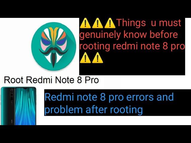 Redmi note 8 pro magisk problems , bootloop, twrp error,  sim not showing, phone dead  all explained