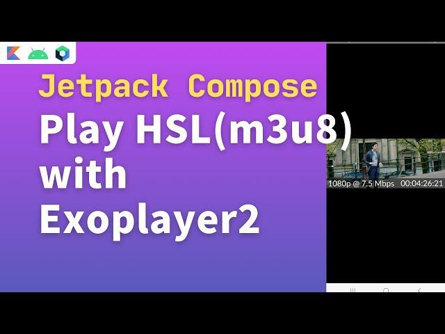 jetpack compose exoplayer | android compose exoplayer | android jetpack compose exoplayer example