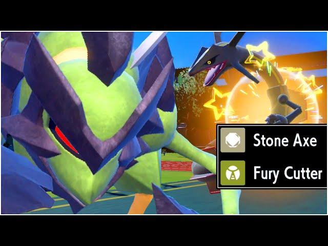 ~EPIC KLEAVOR SWEEP~ Sharpness FURY CUTTER Stone Axe Moveset Pokemon Scarlet Violet