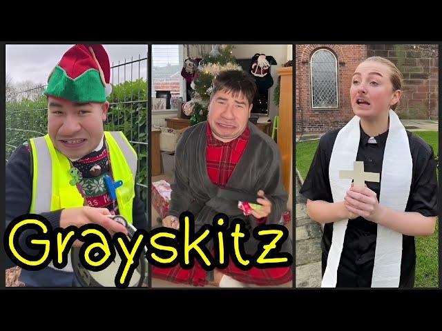 Grayskitz Christmas Compilation TikToks Funny Videos  Grayskitz TikTok