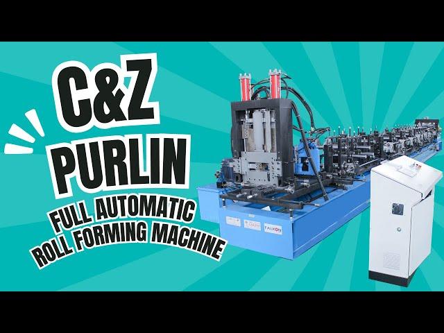 Advanced C&Z Purlin Roll Forming Machine | Automatic Size & Shape Adjustment | LaRosa Machinery