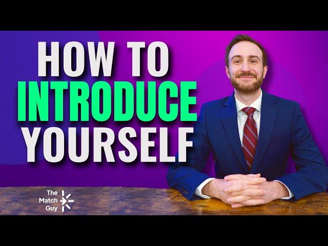 How To Introduce Yourself In A Residency Interview! (The BEST ANSWER!) | Tell Me About Yourself